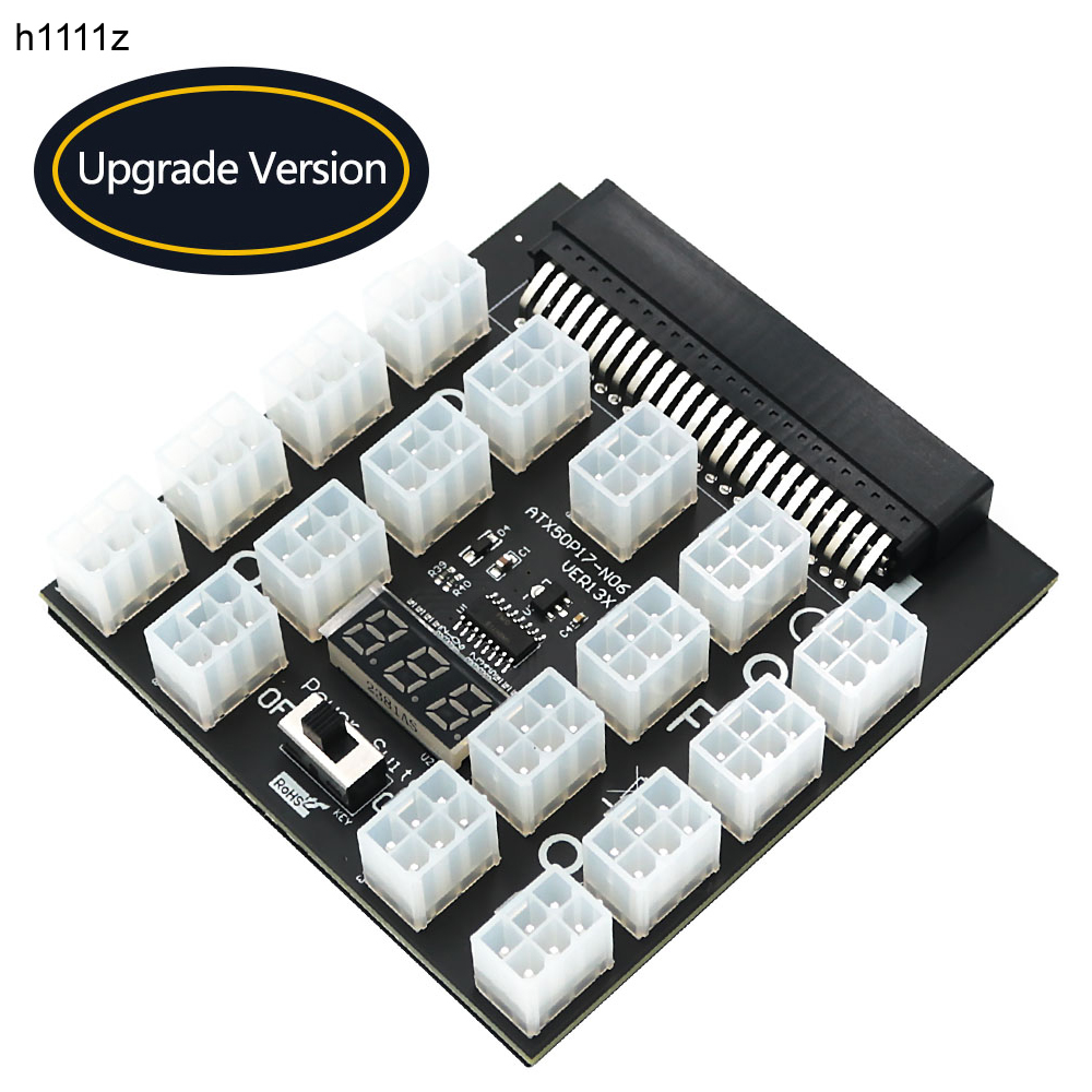 2000W Atx Mining Power Supply - Pci-E 12V 50Pin Naar Atx 17