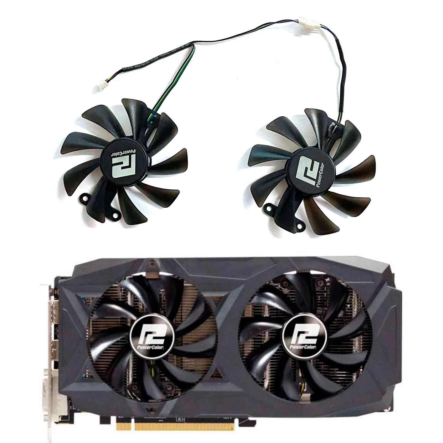 Rx 580 8Gb 2048Sp Gpu - Voor POWERCOLOR Radeon RX580 2048SP 8GB