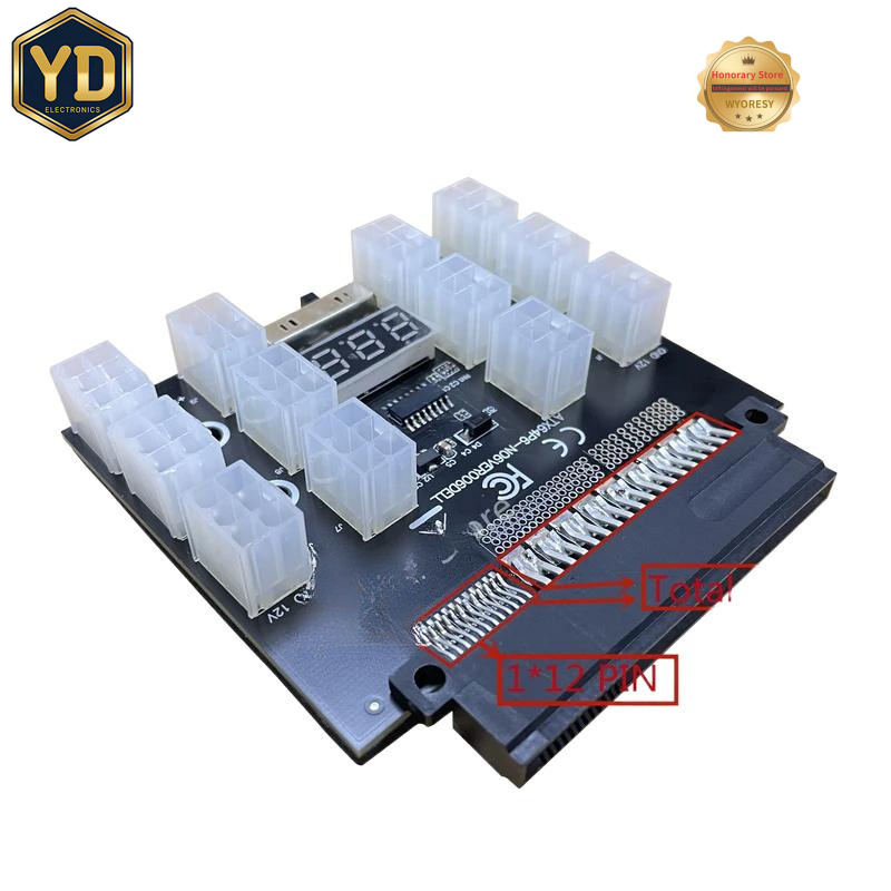 YD PCI-E 12V 50-pins naar ATX  - 2400W Server Psu Breakout Board recensie en prijs