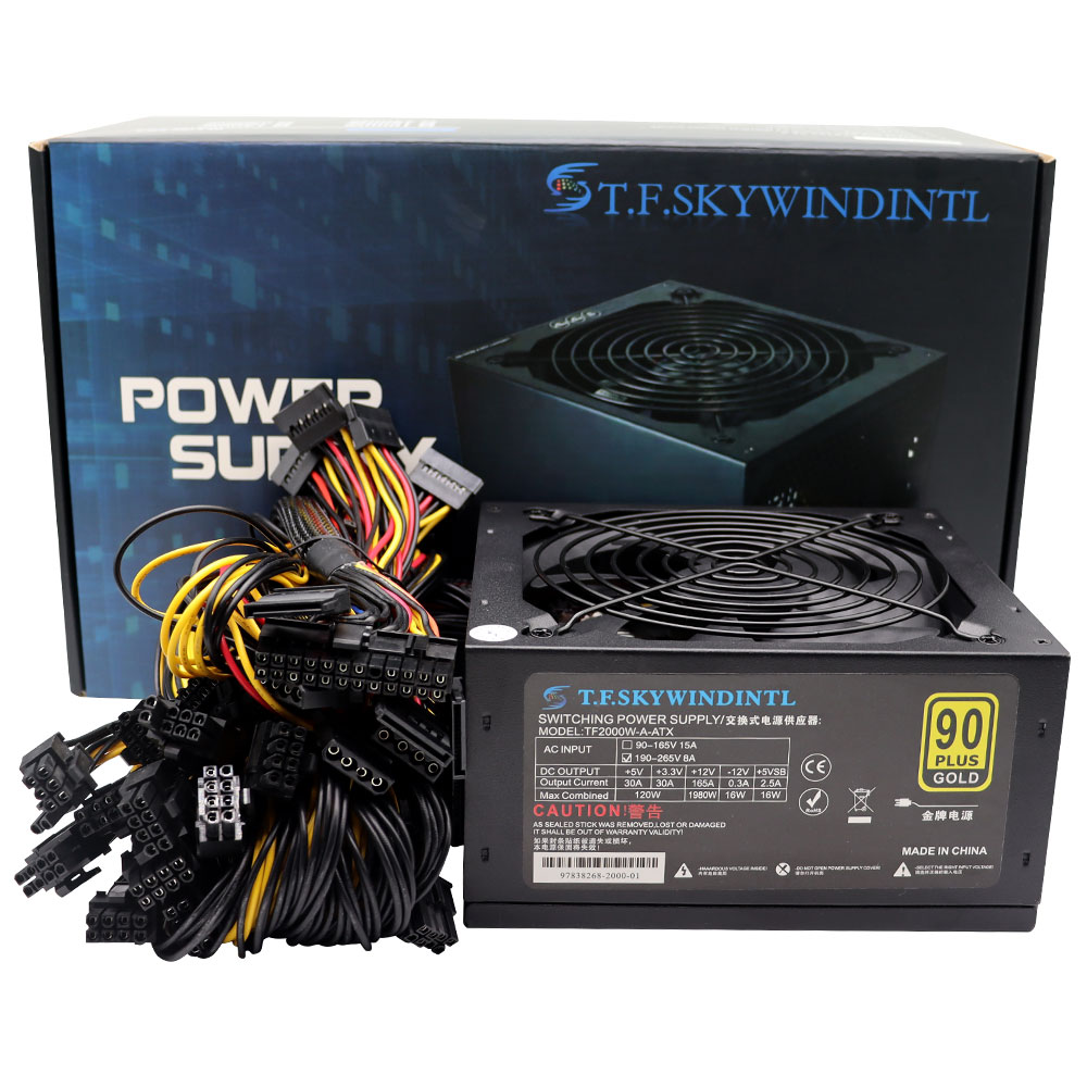 T.F.SKYWINDINL 2000W ATX PC-vo - 2000W Atx Mining Power Supply recensie en prijs