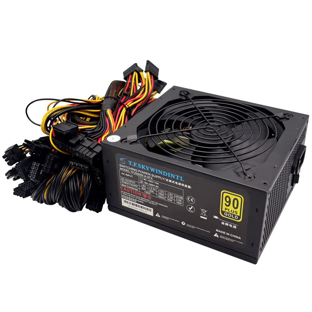 T.F.SKYWINDINL 2000W ATX PC-vo - 2000W Atx Mining Power Supply recensie en prijs